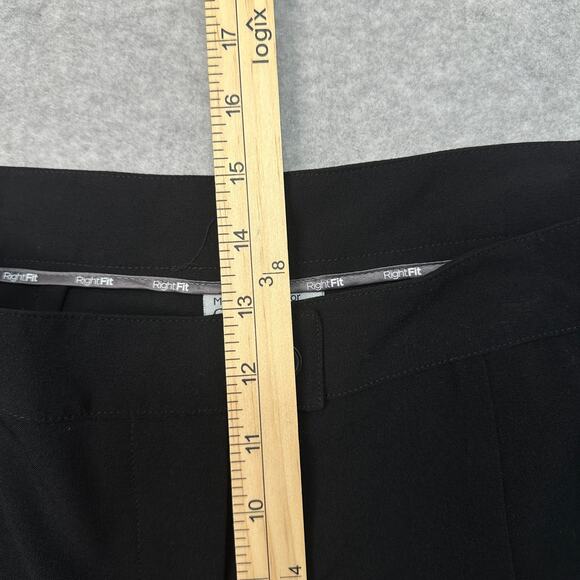 Maggie Barnes For Catherines Dress Pants SZ 18W  Right Fit Black Curvy High Rise - Picture 10 of 12